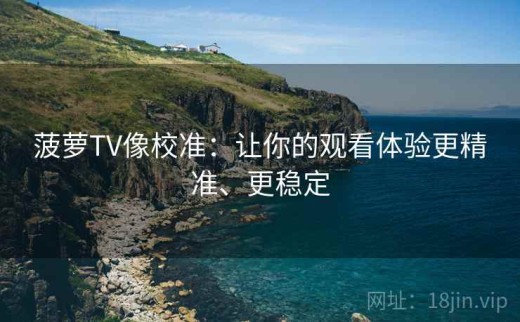 菠萝TV像校准：让你的观看体验更精准、更稳定