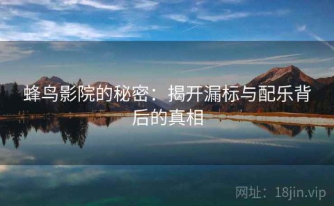 蜂鸟影院的秘密：揭开漏标与配乐背后的真相