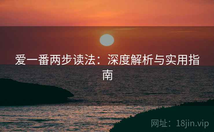 爱一番两步读法：深度解析与实用指南