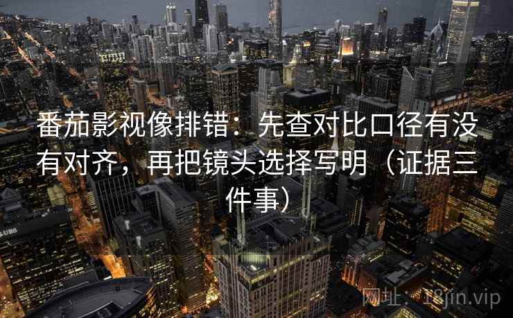 番茄影视像排错：先查对比口径有没有对齐，再把镜头选择写明（证据三件事）
