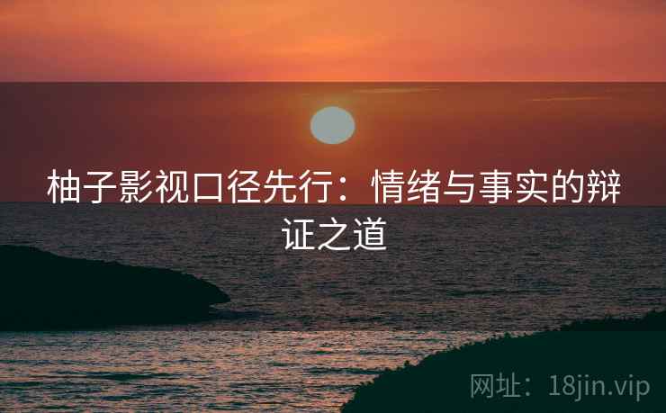 柚子影视口径先行:情绪与事实的辩证之道 柚子影视口径先行:情绪与事实的辩证之道