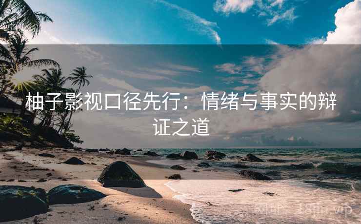 柚子影视口径先行:情绪与事实的辩证之道 柚子影视口径先行:情绪与事实的辩证之道